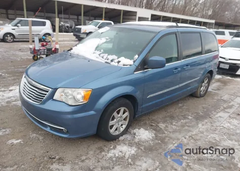 2012 Chrysler Town & Country Touring from USA, damaged, VIN 2C4RC1BG9CR158328